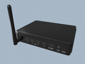 wi-fi router 3D-Modell