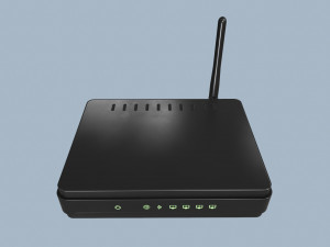 wi-fi router 3D-Modell