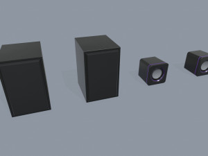 computer speakers 3D Model
