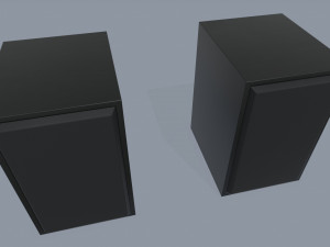computer speakers 3D Model
