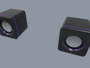 computer speakers 3D Model