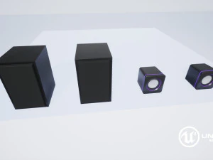 комп'ютерні колонки 3D Модель