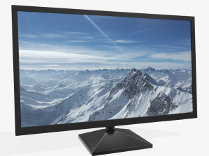 computer monitor 3D 모델