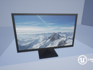 computer monitor 3Dモデル