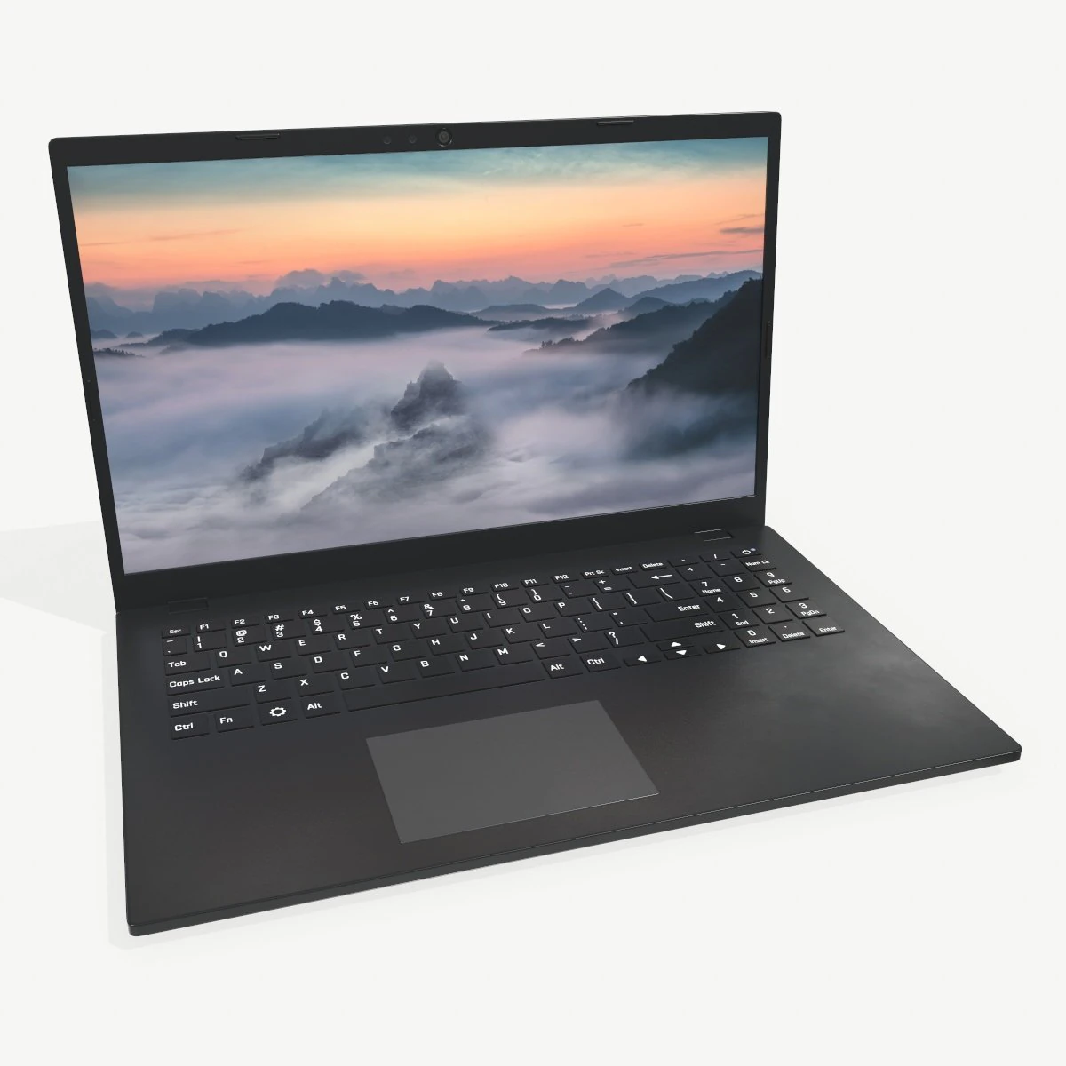 Laptop 3D Model .c4d .max .obj .3ds .fbx .stl .blend 