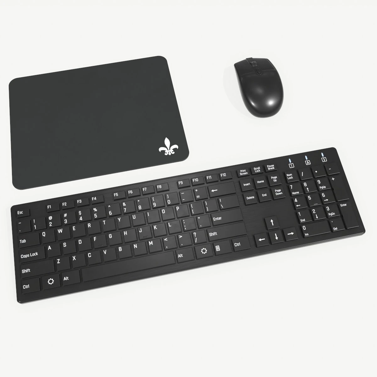 Mouse e teclado de computador Modelo 3D .c4d .max .obj .3ds .fbx .stl .blend