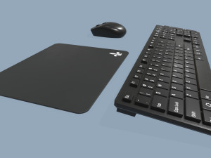 Computer Mouse and Keyboard 3Dモデル