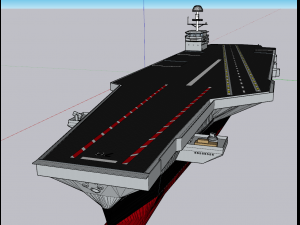 uss gerald Modelo 3D
