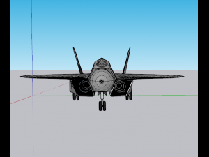 aircraft su54 3D 模型