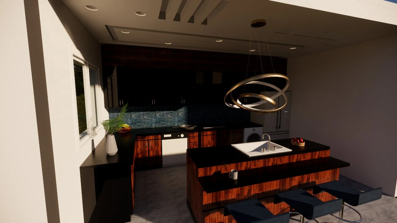 kitchen island design for mixed use 3D Model .c4d .max .obj .3ds .fbx .stl .blend