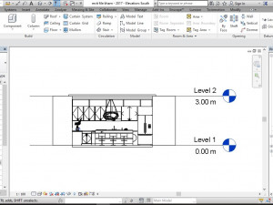 kitchen island design for mixed use 3D-Modell