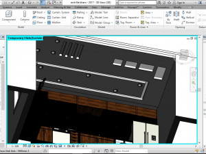 kitchen island design for mixed use 3D-Modell