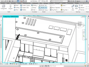 kitchen island design for mixed use 3D Model