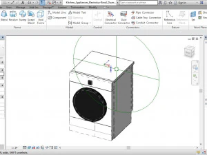 kitchen island design for mixed use 3D Model