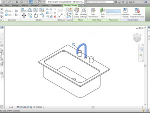 kitchen island design for mixed use 3D-Modell