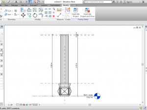 roman architectural square column 3D-Modell