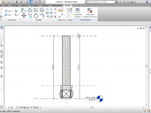 coluna quadrada arquitet&ocirc;nica romana Modelo 3D
