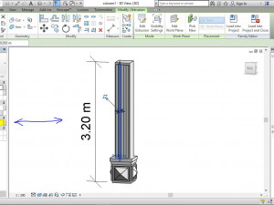roman architectural square column 3D-Modell
