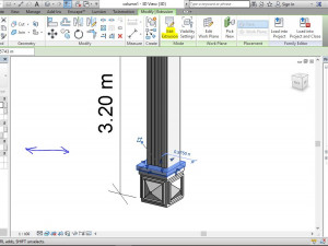 roman architectural square column 3D-Modell