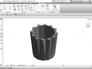 flower pot revit family pack 3D Model