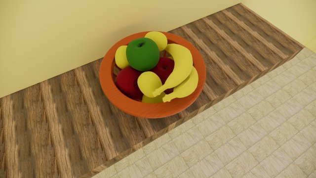 fruit basket revit family object Model 3D .c4d .max .obj .3ds .fbx .stl .blend 
