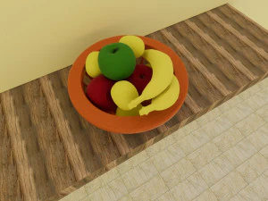 フルーツ バスケット Revit ファミリー オブジェクト 3Dモデル