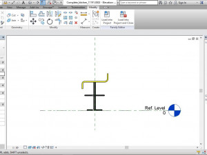 sleek bar stool revit family 3D Model