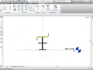 sleek bar stool revit family 3D Model