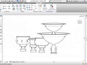 stone pot and fountain revit family 3D Model