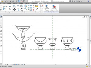 stone pot and fountain revit family 3D Model