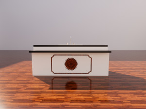 kitchen cabinet with sink 3D 모델