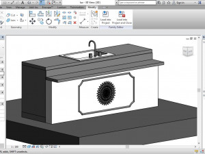 kitchen cabinet with sink 3D 모델