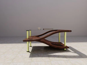 modern designed table 3D Model