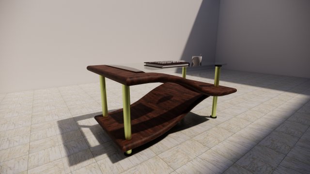 modern designed table Model 3D .c4d .max .obj .3ds .fbx .stl .blend 
