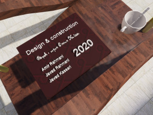 modern designed table Model 3D