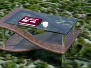 modern designed table Model 3D