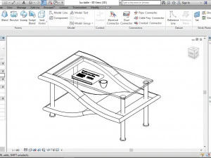 modern designed table 3D Model