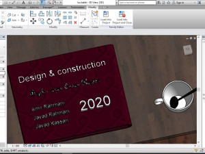 modern designed table Model 3D