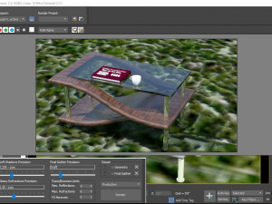 modern designed table Model 3D