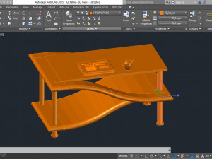 modern designed table Model 3D