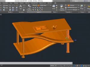 modern designed table 3D Model