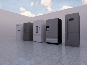 refrigerator revit family package 3D Model