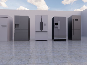 refrigerator revit family package 3D Model