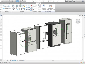 refrigerator revit family package 3D Model