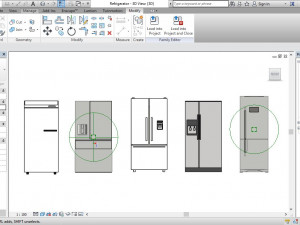 refrigerator revit family package 3D Model