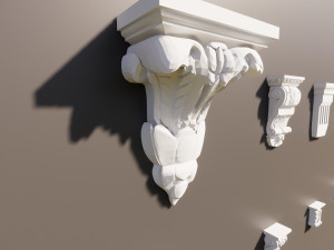 roman design elements package 3D मॉडल