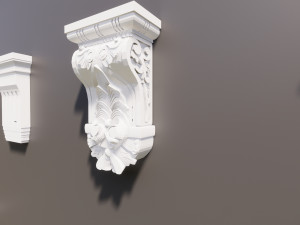 roman design elements package Model 3D