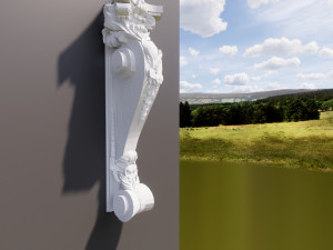 roman design elements package Model 3D