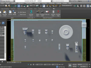 roman design elements package 3D Model
