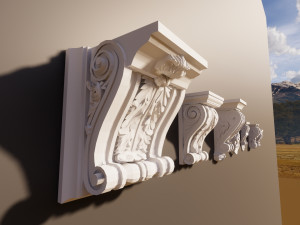 roman revit family elements 3D Model